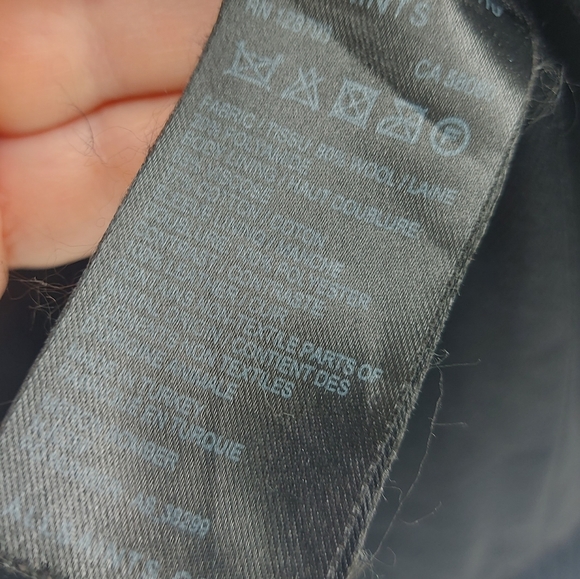 AllSaints Wool Meron Bomber Jacket Size XS Black - Picture 10 of 11